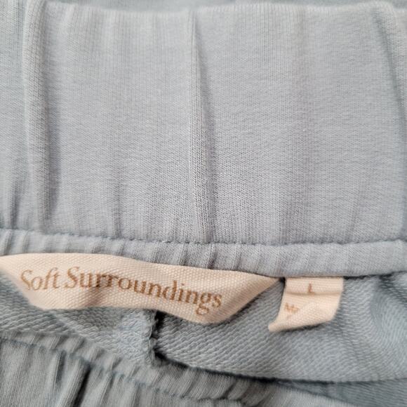 Soft Surroundings Full Length Wide Leg  Gold Grommets Size Large - Picture 3 of 7